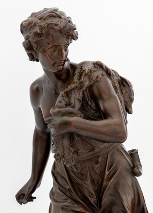 Auguste Moreau "Actaeon & Artemis" Bronzes, 2 (9802982981939)