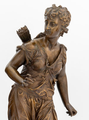 Auguste Moreau "Actaeon & Artemis" Bronzes, 2 (9802982981939)