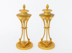 Louis XV Style Ormolu Cassolettes, Pair (9804660769075)