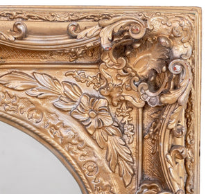 Rococo Style Gilt & Silvered Composition Mirror (9817378947379)