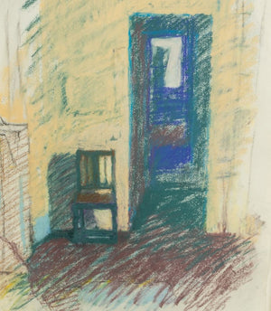 Robert O'Meara Interior Scene Pastel on Paper (9790473240883)