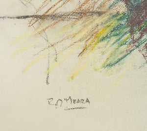 Robert O'Meara Interior Scene Pastel on Paper (9790473240883)