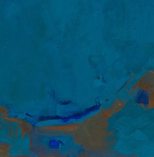 Robert O'Meara Abstract Composition in Blue Oil (9790552310067)