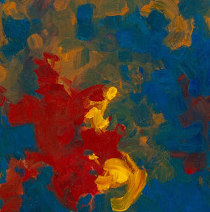 Robert O'Meara Abstract Composition Diptych Oil (9790480515379)