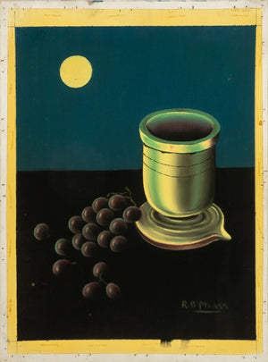 Robert O'Meara Surreal Still Life Oil on Board (9891347333427)
