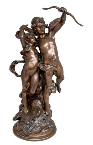 Leopold Steiner "Cupid and Psyche" Bronze (9802993893683)