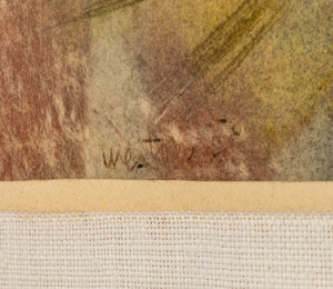 Reginald Weston Abstraction Mixed Media, 1950 (9825391673651)