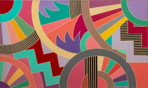 Lindert Steegen Style Geometric Acrylic on Canvas (9745330667827)