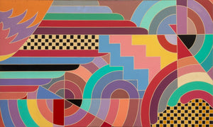 Lindert Steegen Style Geometric Acrylic on Canvas (9745334698291)