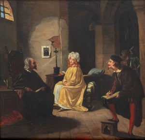 After Achille Leonardi "Beatrice ..." Oil on Panel (9783017996595)
