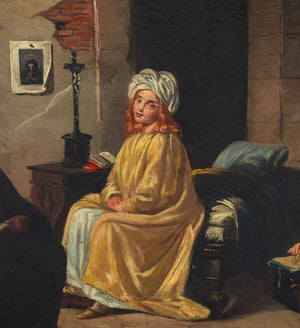 After Achille Leonardi "Beatrice ..." Oil on Panel (9783017996595)