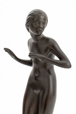 Lissy Eckart Standing Nude Woman Bronze Sculpture (9783028646195)