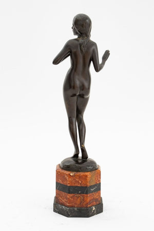 Lissy Eckart Standing Nude Woman Bronze Sculpture (9783028646195)
