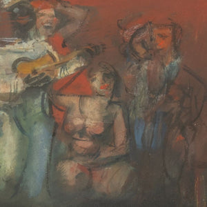 Josef Foshko Cabaret Scene Gouache on Paper (9801686942003)