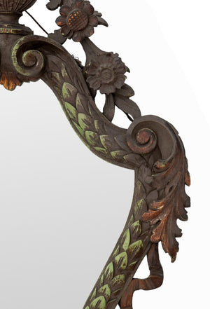 Baroque Style Carved Wood Mirror, 19th C. (9742194802995)