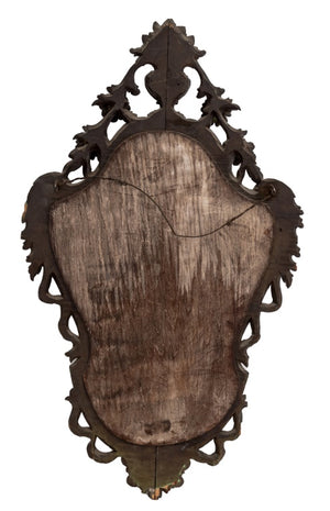 Baroque Style Carved Wood Mirror, 19th C. (9742194802995)
