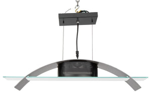 Postmodern Aluminum and Glass Hanging Light (9742203191603)