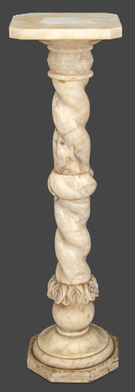 Marble Twisting Pedestal Base (9742200176947)