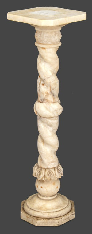 Marble Twisting Pedestal Base (9742200176947)