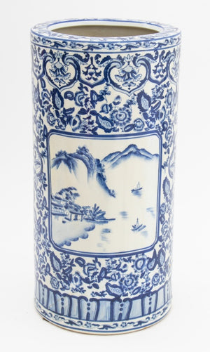 Chinese Blue and White Porcelain Umbrella Stand (9742194934067)