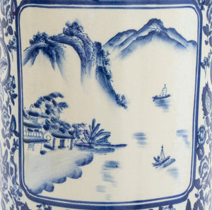 Chinese Blue and White Porcelain Umbrella Stand (9742194934067)