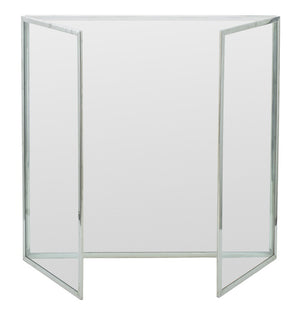 Danny Alessandro Style Tri-fold Chrome Fire Screen (9742194999603)