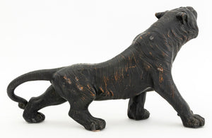 Japanese Style Patinated Metal Roaring Tigers, 2 (9802518266163)