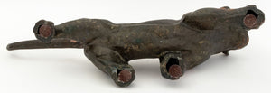 Japanese Style Patinated Metal Roaring Tigers, 2 (9802518266163)