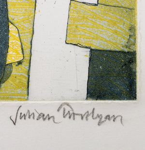 Julian Trevelyan "Piazza..." Etching & Aquatint (9747106791731)