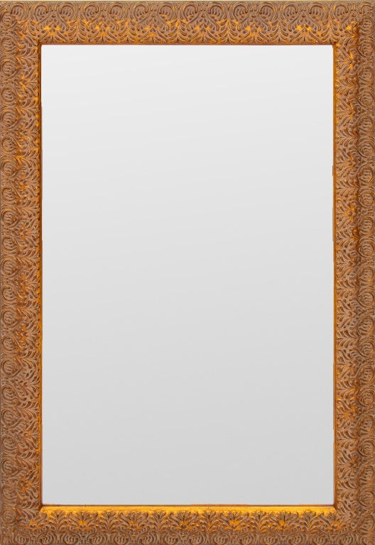 French Empire Style Gilt Composition Mirror