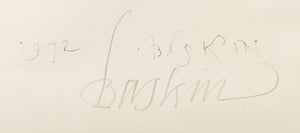 Leonard Baskin "White Horse" Lithograph (9747115409715)