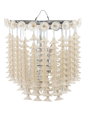 Venini Style Two-Tier Crystal Sconce (9742203617587)