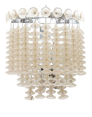 Venini Style Two-Tier Crystal Sconce (9742203617587)