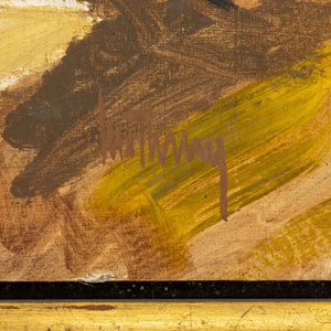 John M. Metheany III Forest Clearing Oil on Board (9801001664819)