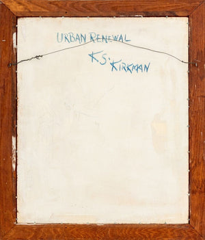 Katherine S. Kirkman "Urban Renewal" Oil on Board (9801005367603)