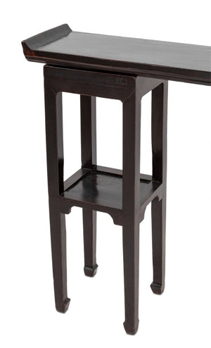 Chinese Ebonized Wood Console Table (9742201323827)
