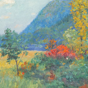 American School Rolling Hills Oil on Board (9805587185971)