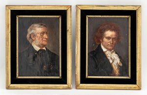 European School Composer Portraits Oil, 2 (9805625360691)