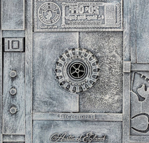 Bill Clark Found Object Assemblage on Board (9801802187059)