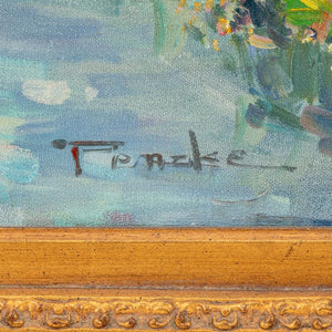 T. E. Pencke Parisian Street Scene Oil on Canvas (9800972927283)