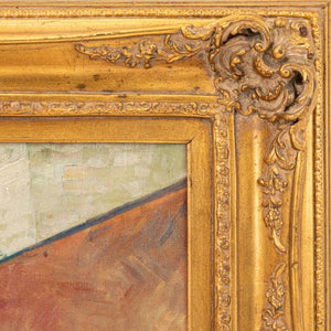 T. E. Pencke Parisian Street Scene Oil on Canvas (9800972927283)