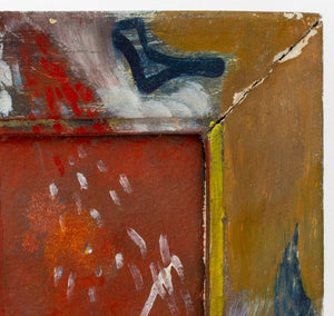 Russian School Abstract Composition Oil, 1988 (9802494640435)