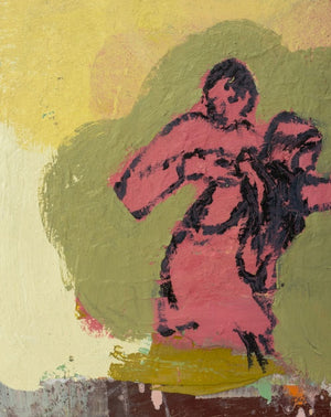 Sybille Rath "Zusammen" Oil on Board, 2000 (9747140772147)