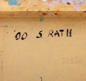 Sybille Rath "Zusammen" Oil on Board, 2000 (9747140772147)