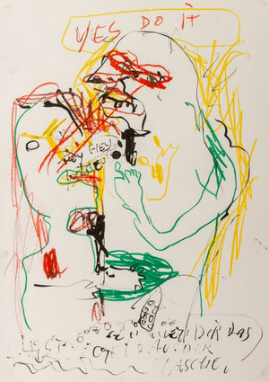Theo Boettger Abstract Composition Mixed Media, 13 (9802511548723)