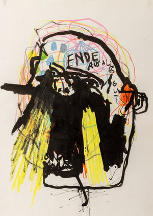 Theo Boettger Abstract Composition Mixed Media, 13 (9802511548723)