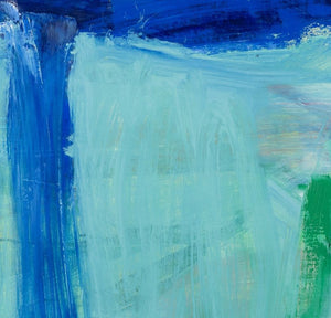Robert O'Meara Abstract Composition Triptych Oil (9747171868979)