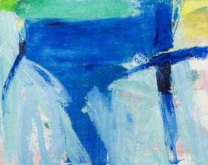 Robert O'Meara Abstract Composition Triptych Oil (9747171868979)