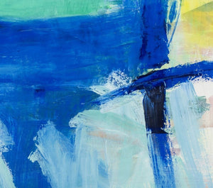 Robert O'Meara Abstract Composition Triptych Oil (9747171868979)