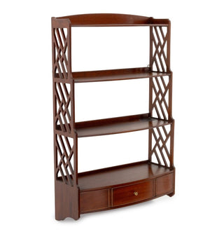 George III Style Mahogany Wall Etagere (9855503434035)